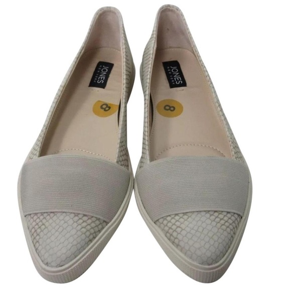 Jones New York Shoes - New Jones New Hannah Ice Croc Embossed Slip On